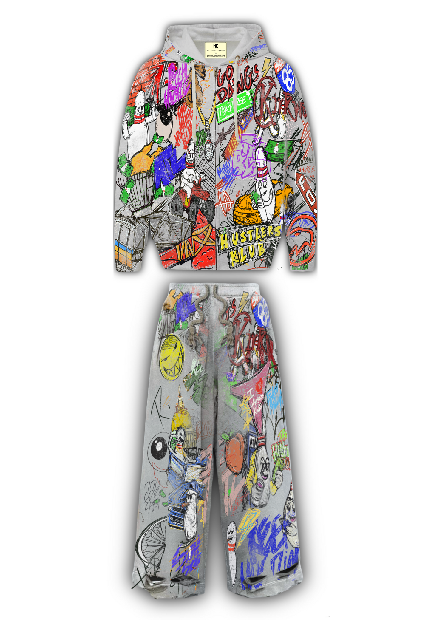 “Graffiti Klub” All Over Sweatsuits