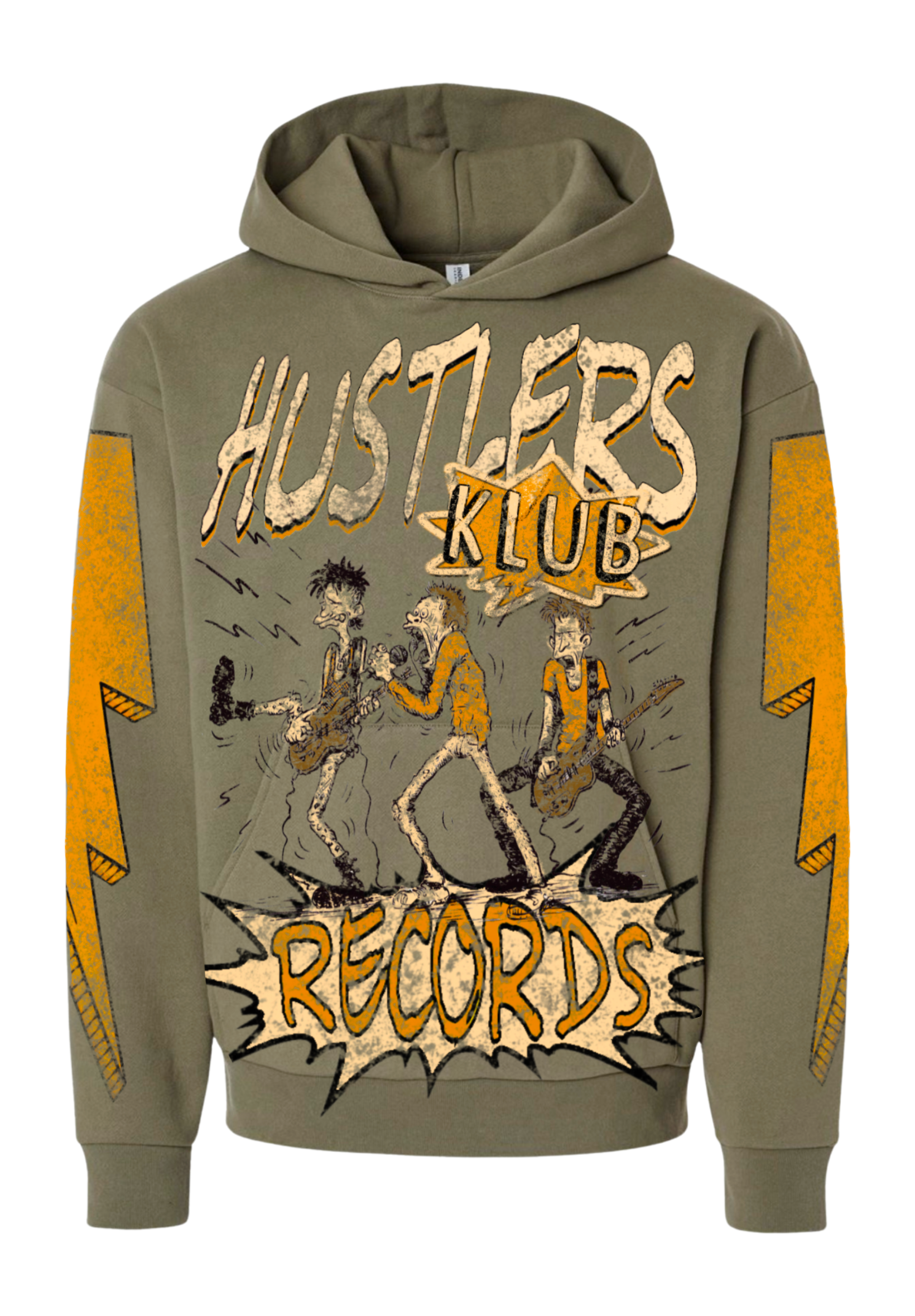 Hustler print hoodie new arrivals