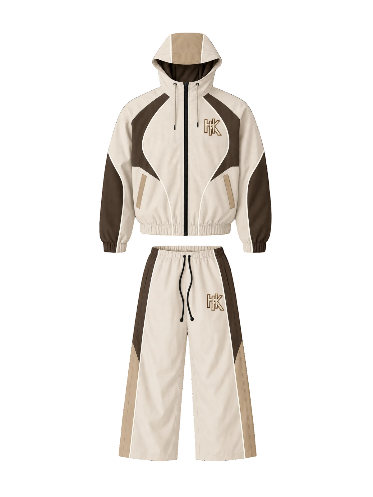 “Mocha HK” - Nylon Tracksuits