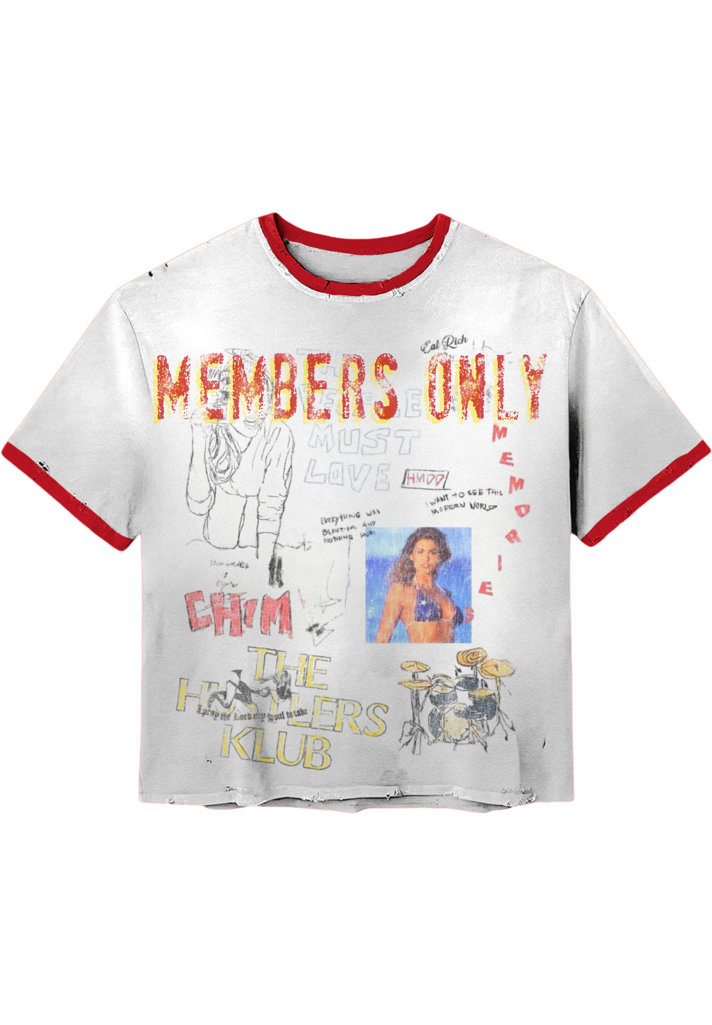 “Member’s Only” Vintage Graphic Ringer T-Shirt