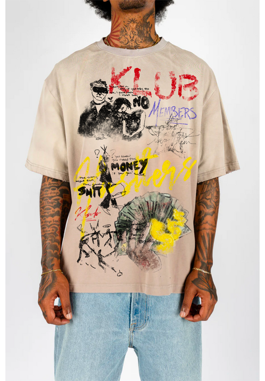 “Basquiat Klub” Vintage Designer Graphic T
