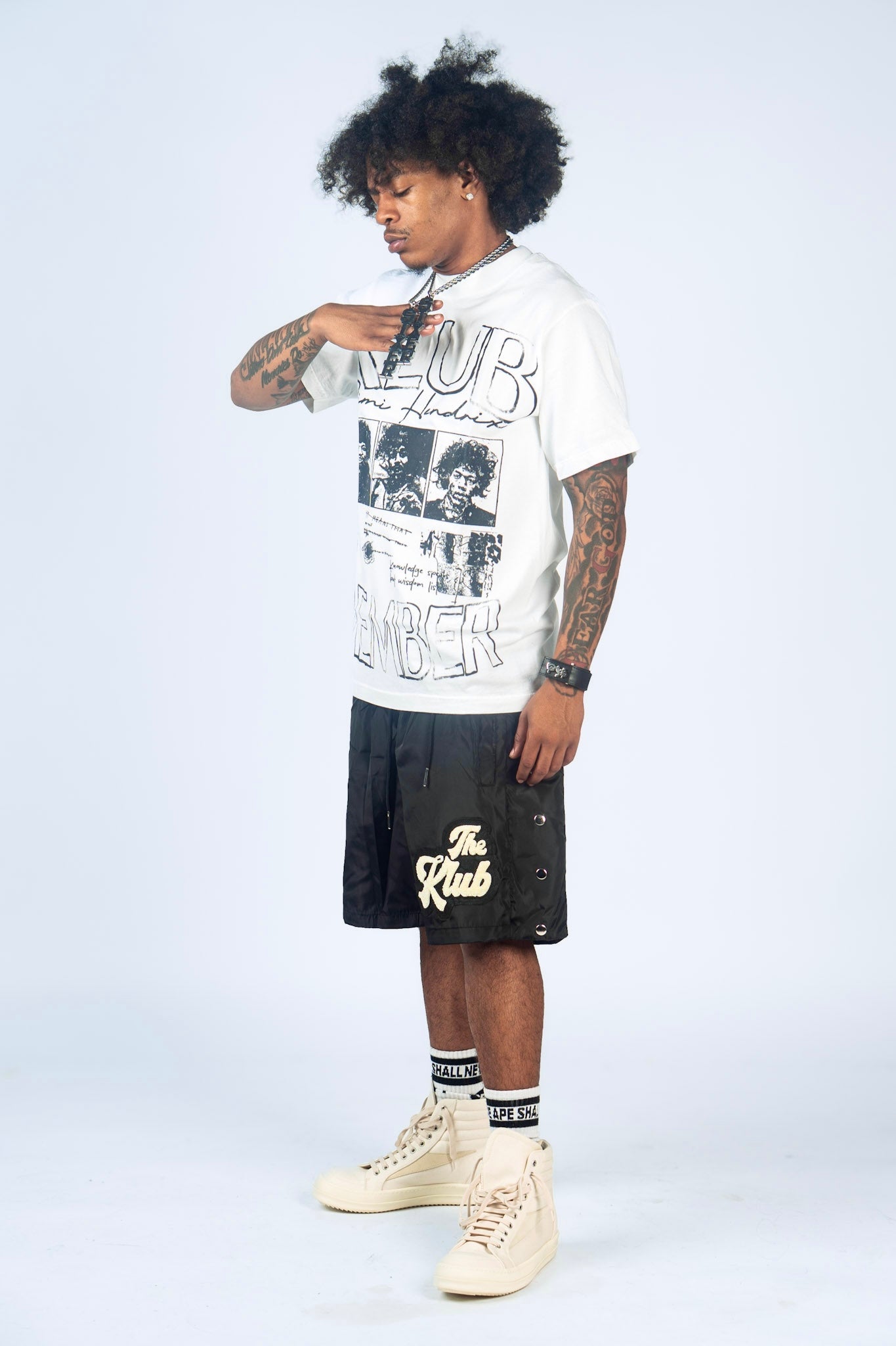 “Jimi Hendrix Klub” Nylon Short-Set