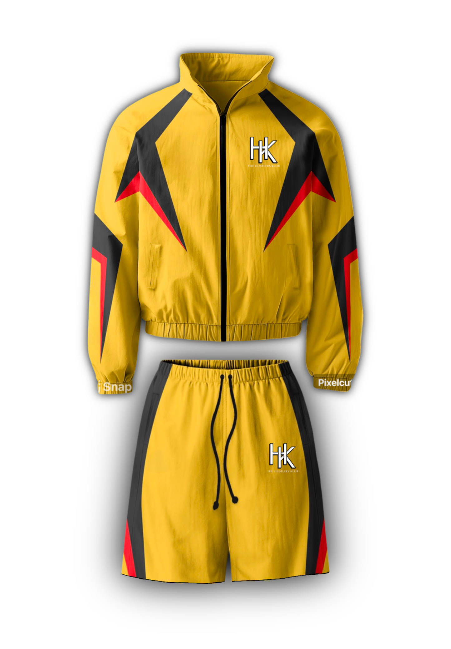 “Gold Metal” HK-Windbreaker Short Set