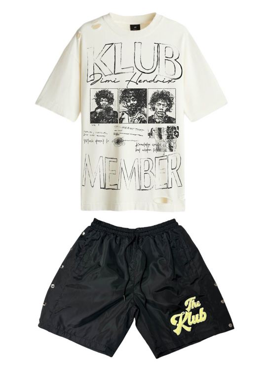 “Jimi Hendrix Klub” Nylon Short-Set
