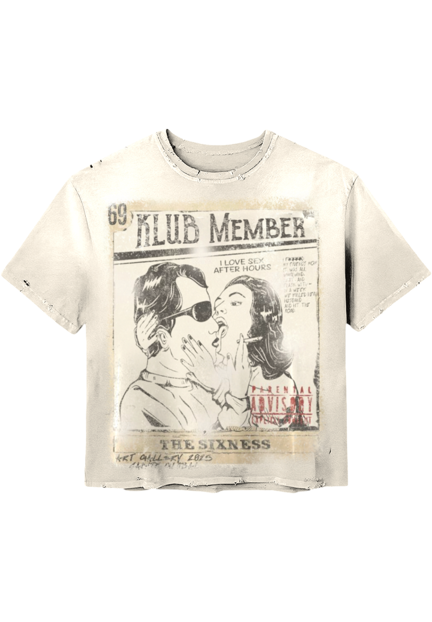Vintage “Kissin in the Klub” Graphic T