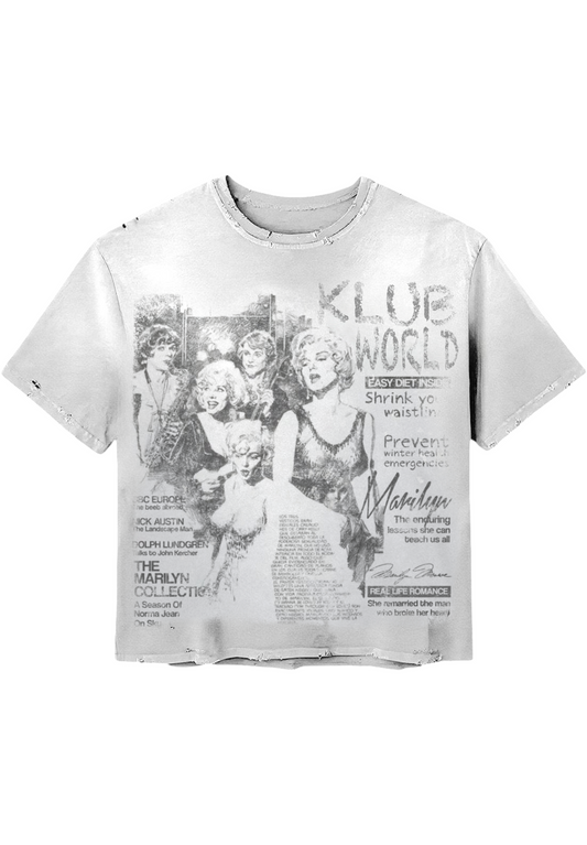 Vintage “Klub World” Marilyn Monroe Graphic T [Pre Order]