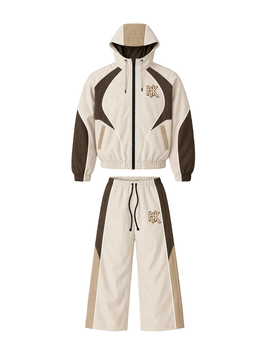 “Mocha HK” - Nylon Tracksuits